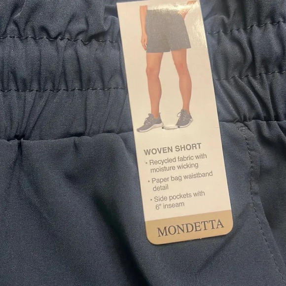 Mondetta Ladies' Woven Short India ink blue not available in Medium - Picture 5 of 5